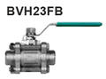 Ball valve w. handle DN10 1.4408 PTFE