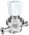 Bubble-tight, High Purity, Low Flow, Spring og Dome loaded, Diaphram Sensor