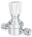 Ultra High Purity, Spring loaded, Diaphragm sensor, Medium flow, 1/2" Point of use