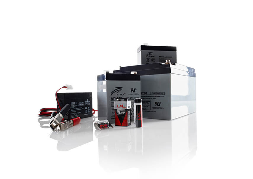 Batterier til industri og private