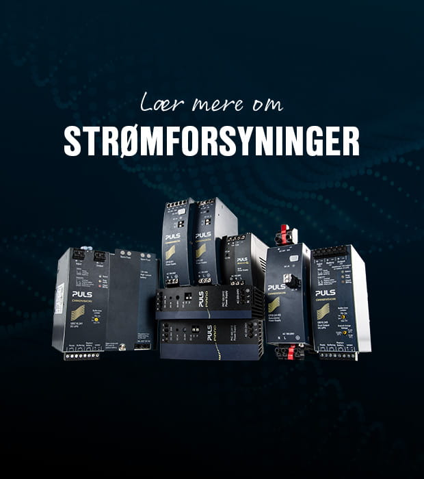 Strømforsyninger fra puls 