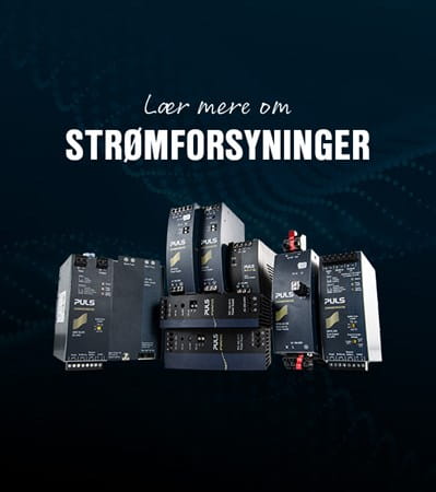 Strømforsyninger fra puls 