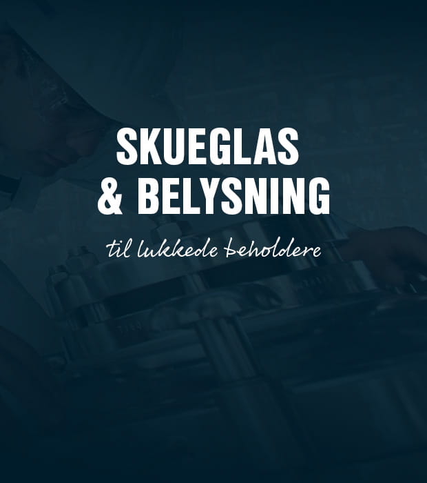 Skueglas og belysning Listing