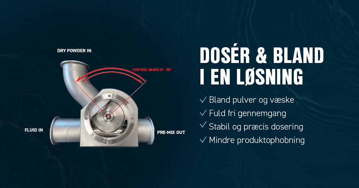 Pulverdosering uden ophobning cover
