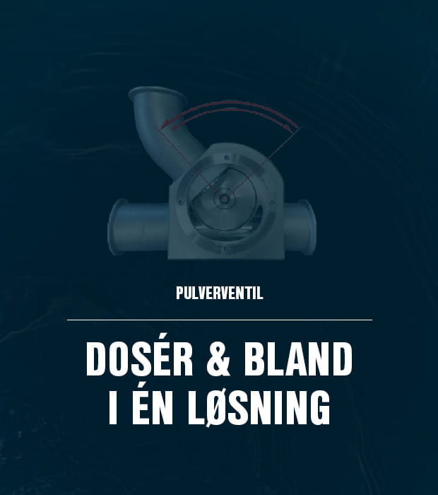 Pulverdosering uden ophobning listing