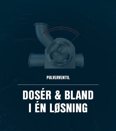 Pulverdosering uden ophobning listing