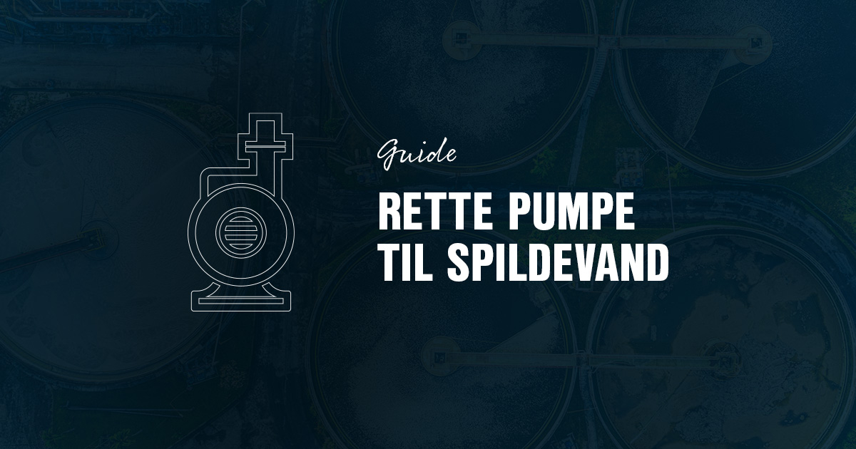 Pumper til spildevand cover