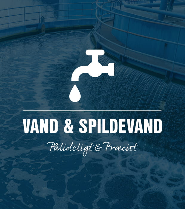 Vand og spildevand listing