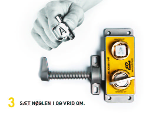 Låsesystem castell interlock