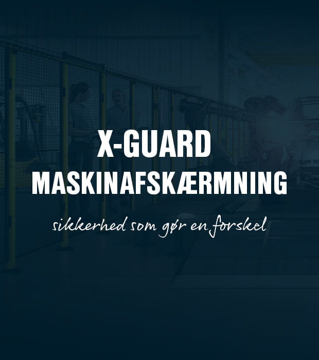 x guard maskinafskaermning