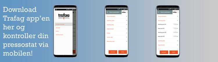 elektronisk pressostat smartphone