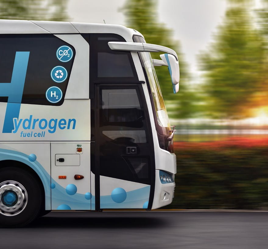 Bus der kører på hydrogen