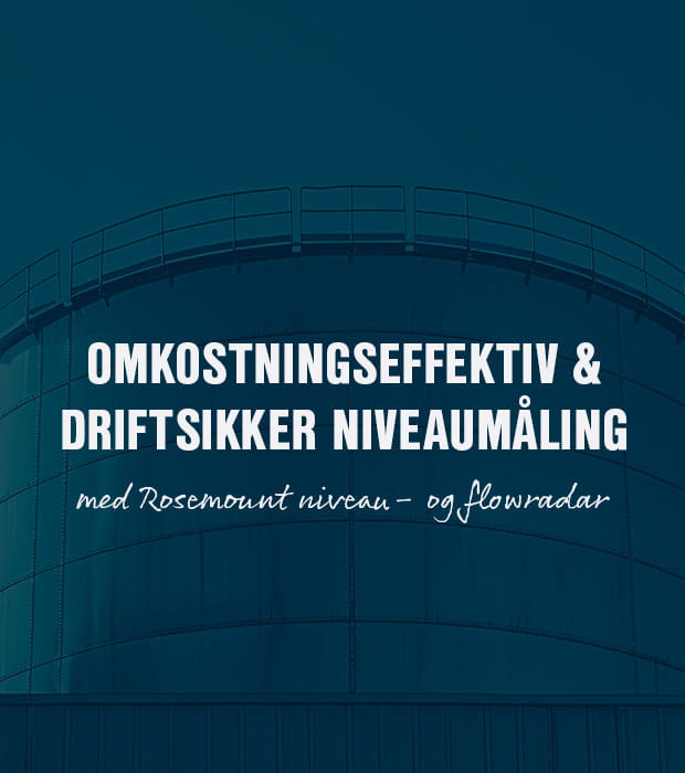 Omkostningseffektiv niveaumåling