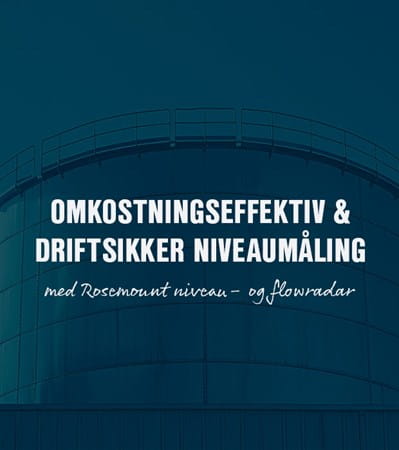Omkostningseffektiv niveaumåling