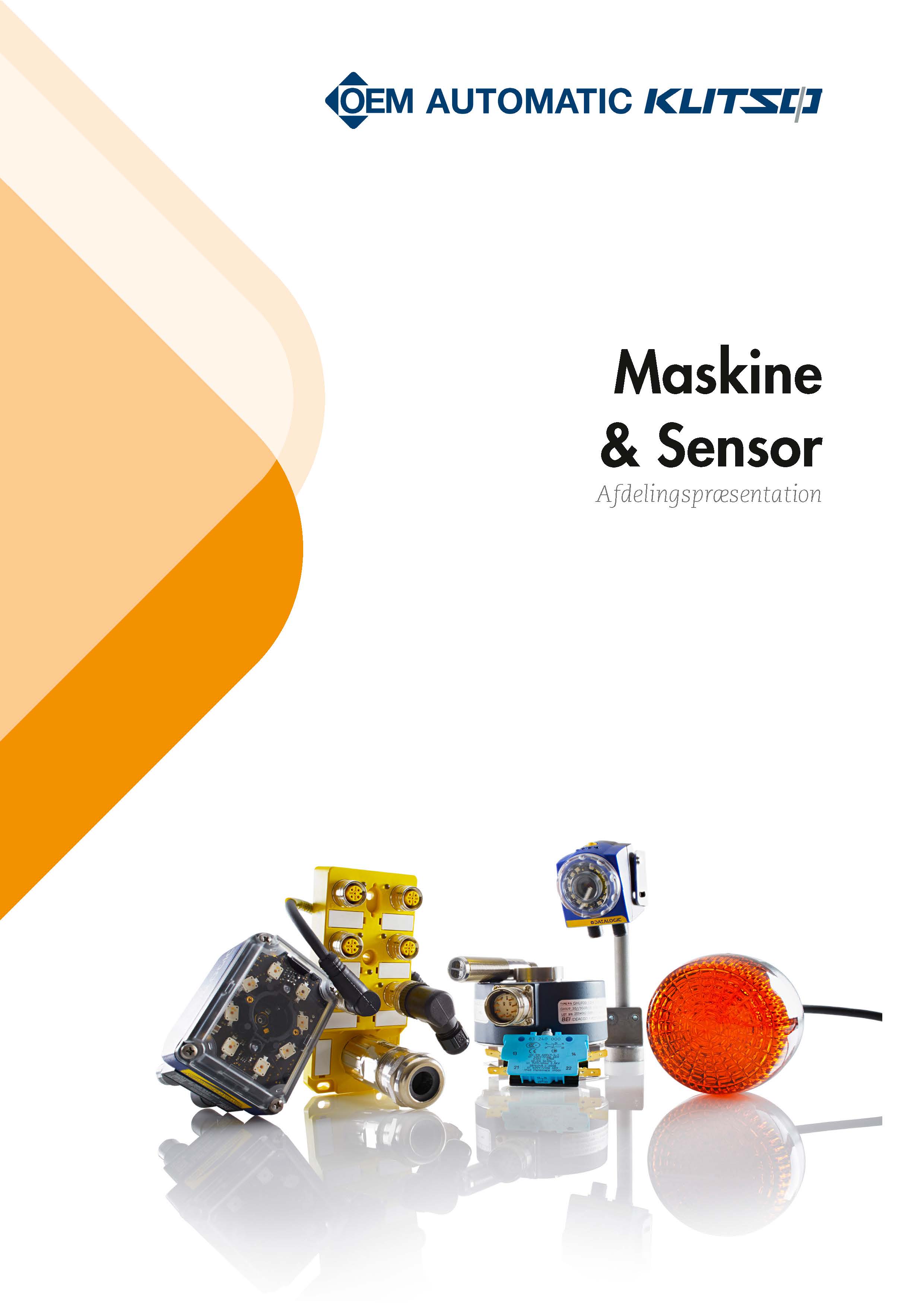 Maskine og sensor