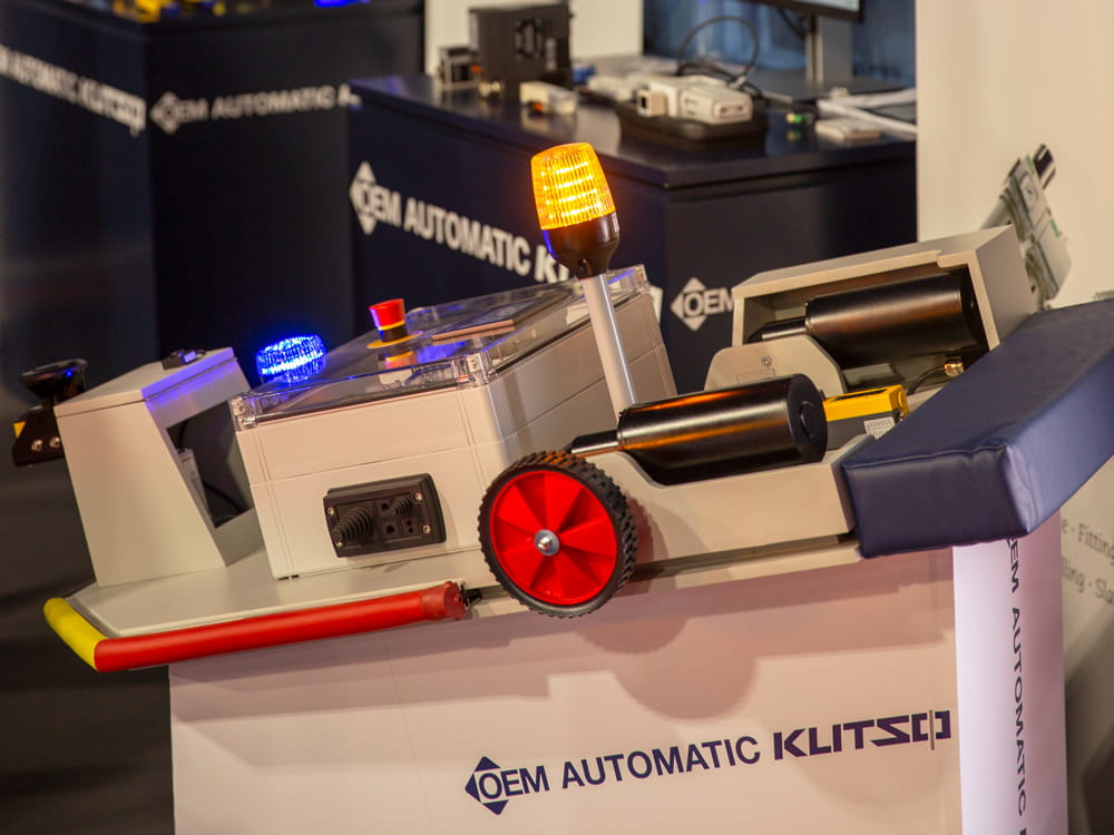 Simpel AGV som vi havde med til robotmesse