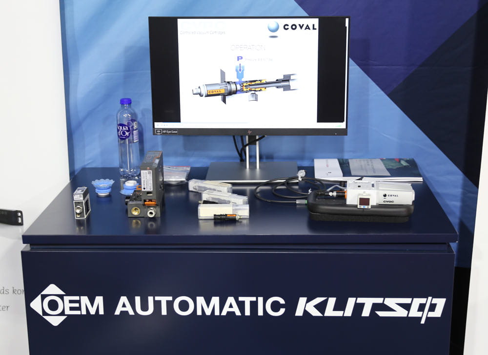 Vakuumgribere og sugekopper til robotarm