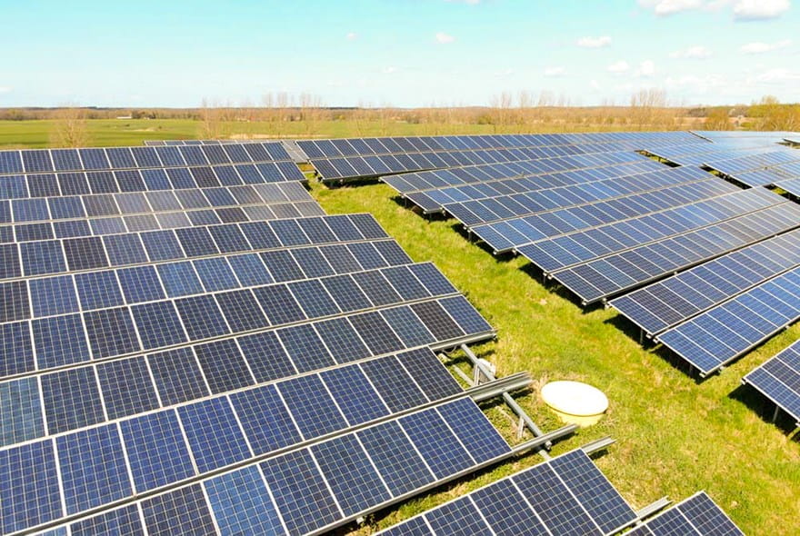 Solceller som kan levere elektricitet til Power-to-X