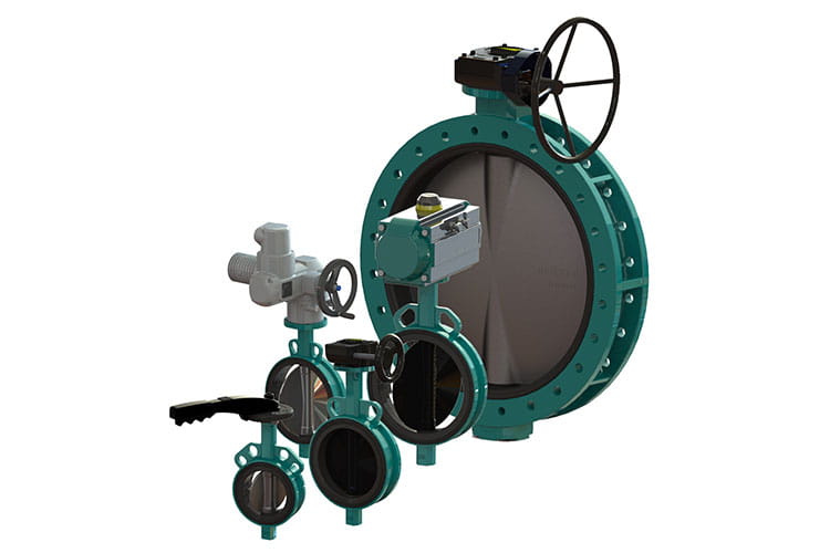 Interapp butterflyventiler