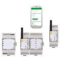 SMS relæ GSM PRO2 med moduler for digital/Analog input/output 