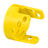 Afdækning låsbar f. tryk Ø40mm gul 