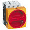 Lastafbryder 50A 3P gul rød panelmontage