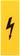 Cover gul med lyn symbol AD 1/150/B