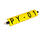 PY01 lukket Gul/sort 200 stk/pose (J)