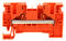 PRK 4/2A, Orange 4mm² Push-in terminal