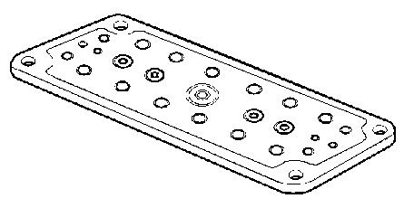 Accessories to Ensto Cubo C: Membrane flange