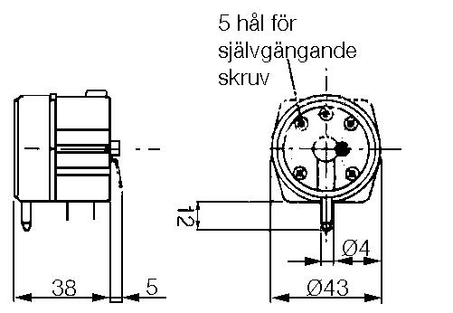 Airbreak circuit-breaker with high sensitivity