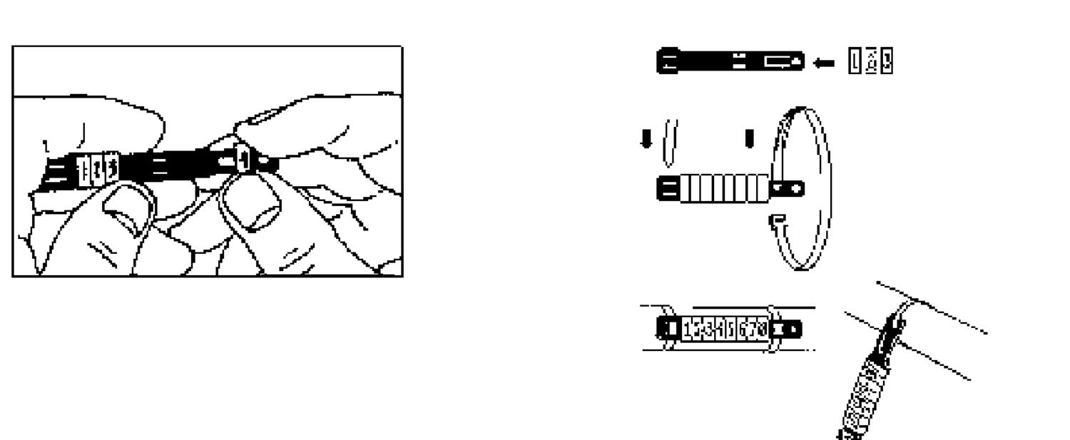 Application sketch for closed cabel markers - PK