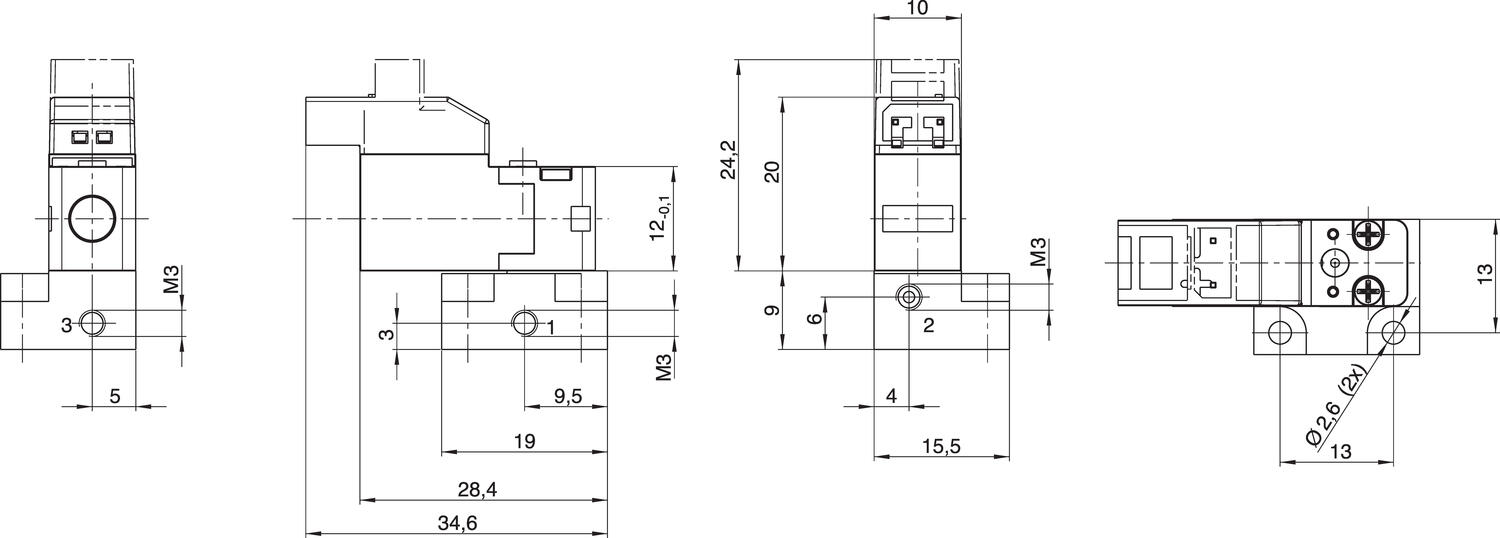 Base plate to 188-series