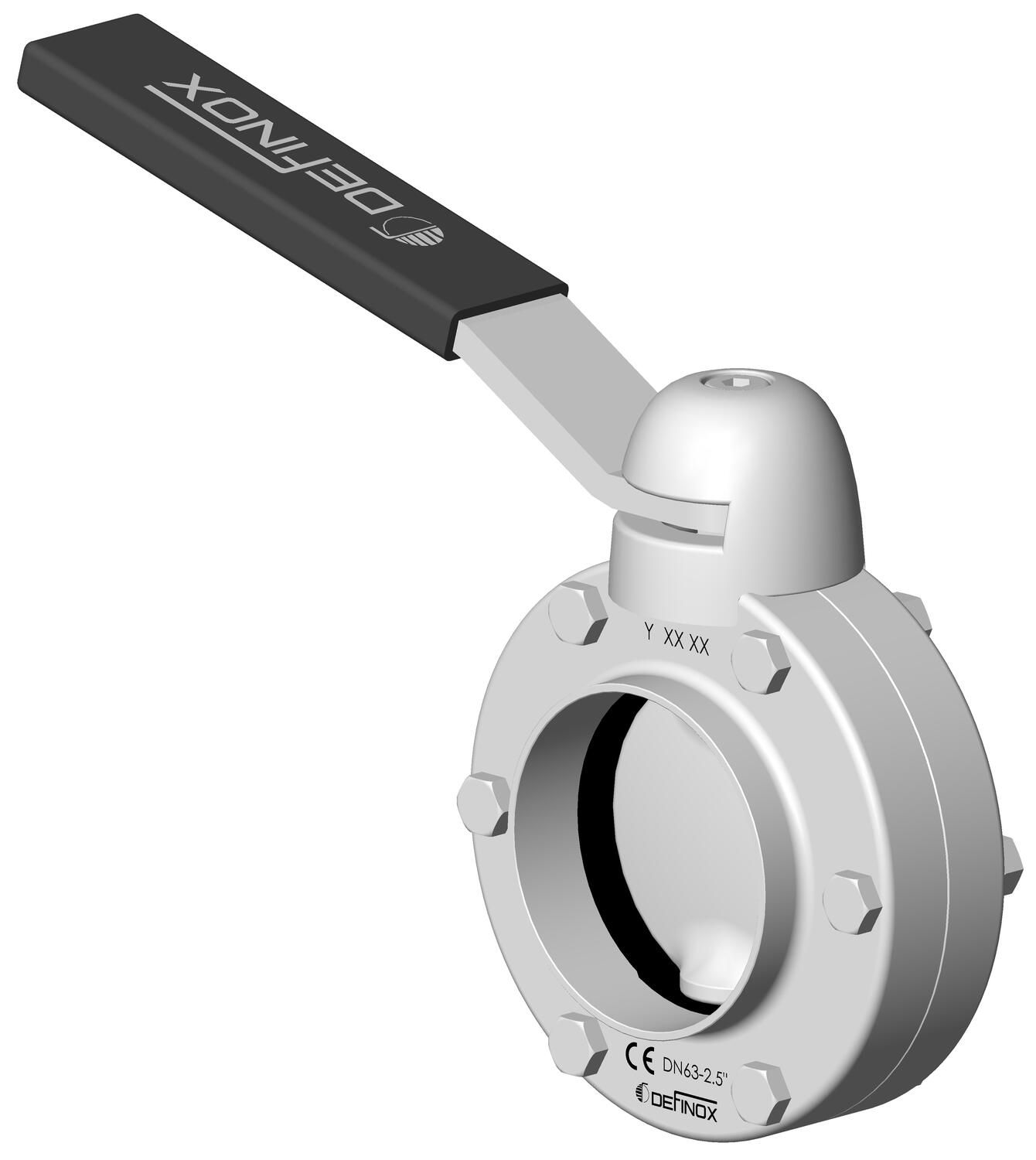 Butterflyventil med Håndtag DPX