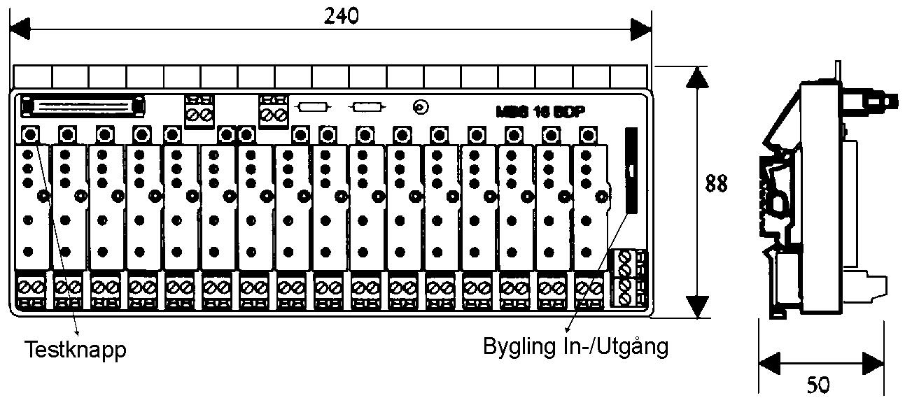 Connecting sketch Relayplanks for adaptersystem