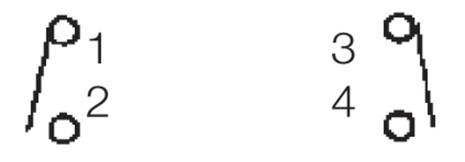 Connection sketch for impulse circuit closer, non-locking to 0 PR12