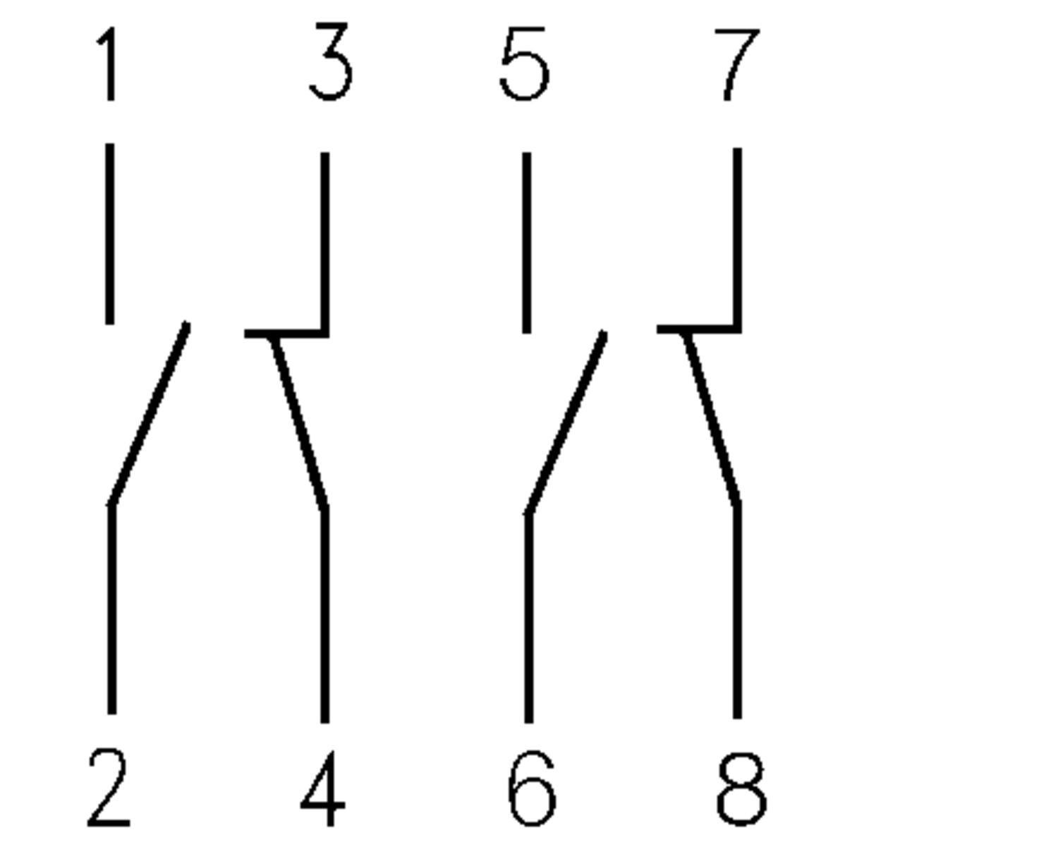 Contact status operating breaker KSE20. ALt. 1.