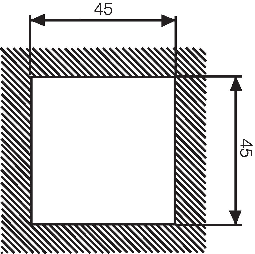 Dimension; Holetakening GARU/GAXR2U