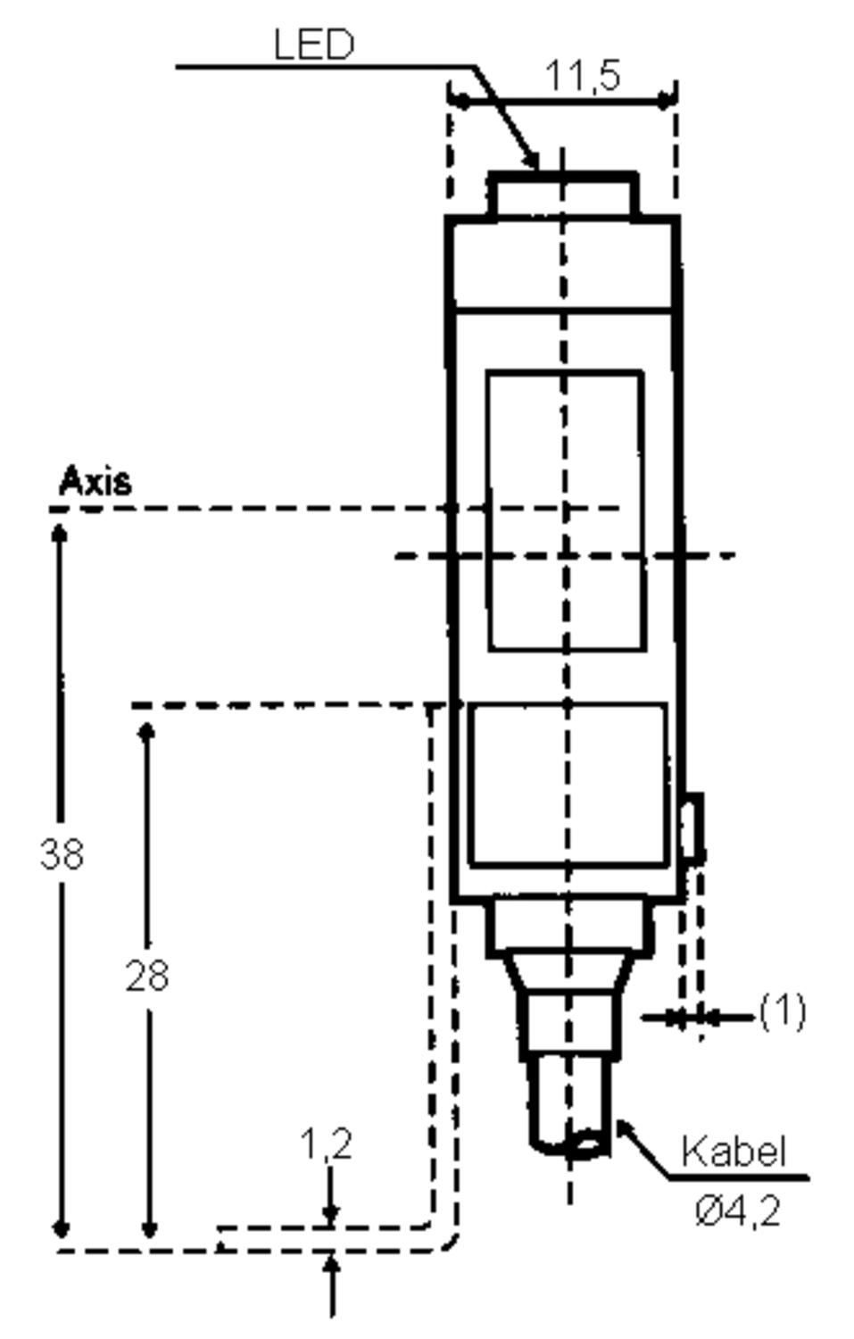 Dimension infused cabel, compact volumephotocell with many possibilities