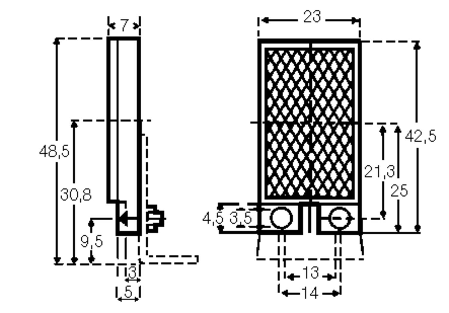Dimension K71, compact photocell with many possibilities