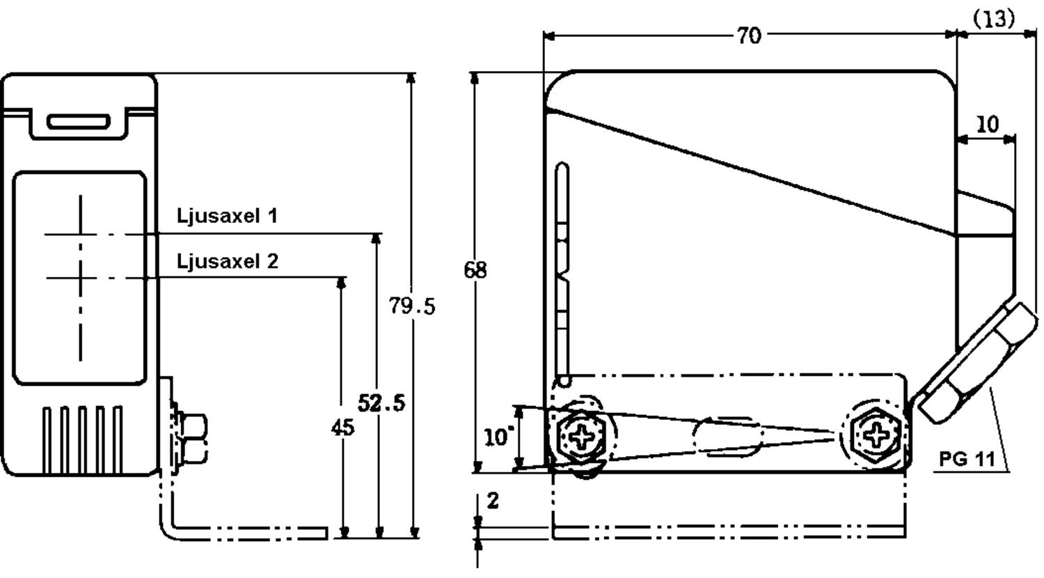 Dimension Multiphotocell with long distances