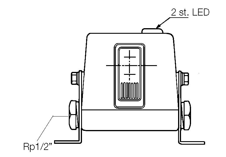 Dimension Multiphotocell with small buildingdeep (only 36 mm)