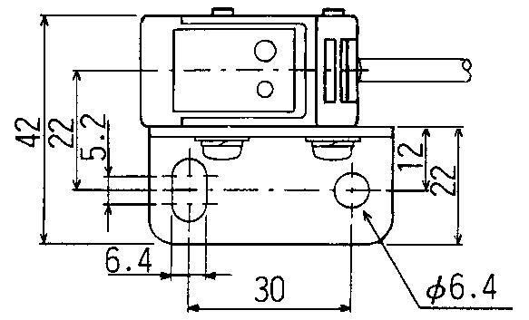 Dimension Photocell backgroundanti-dazzled and colourinsensitive