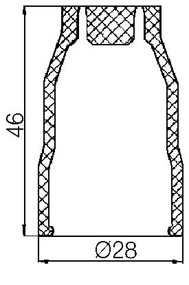 Dimensions. Rubber cap. Image 2.