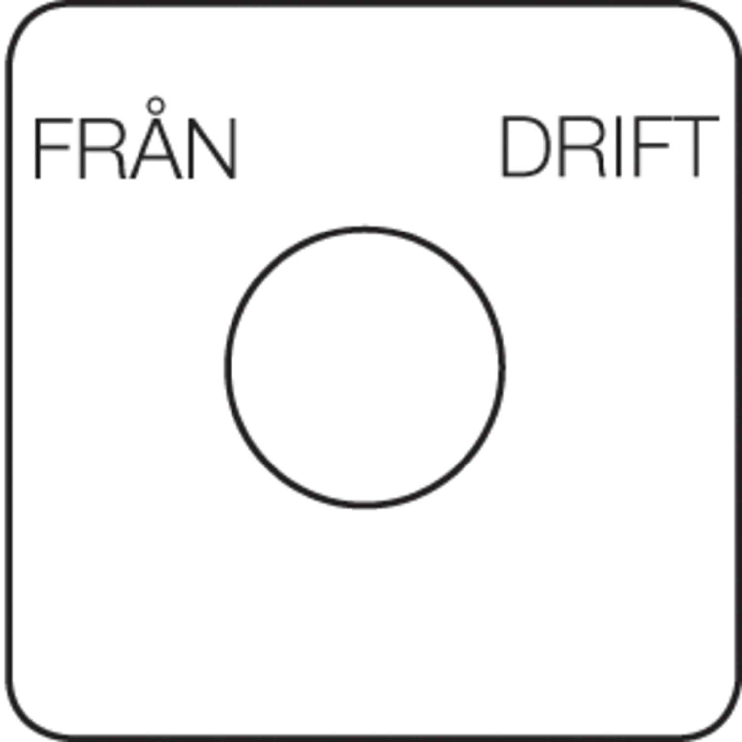 Drawing of engraved frontsign