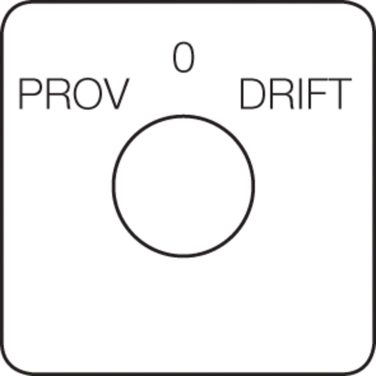 Drawing of engraved sign