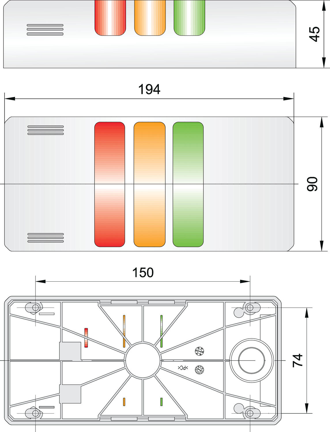 Half Dome dimensions 2.