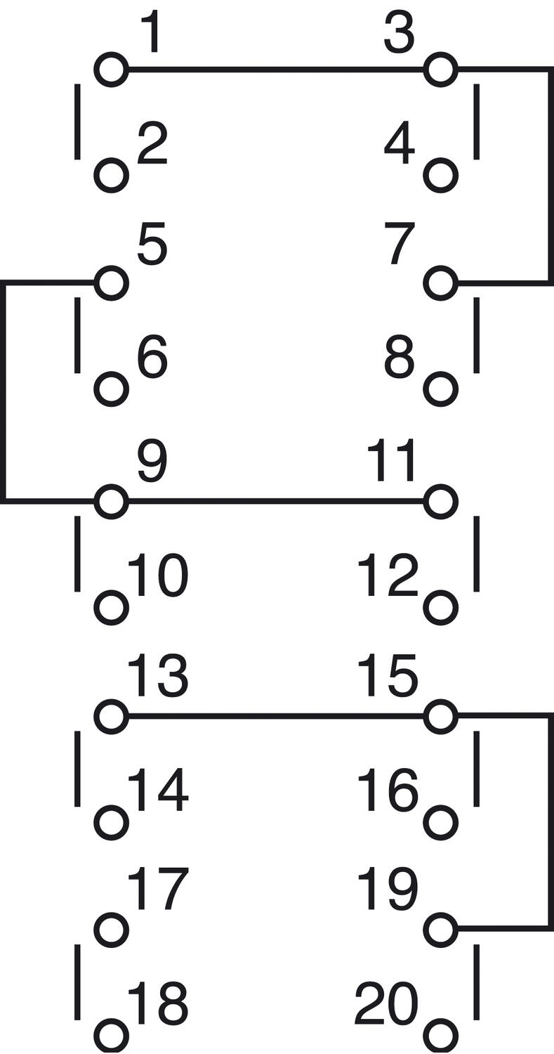 Jumper schedule mini-cam switches 10A Order number 223521