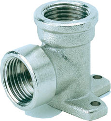 L-flue with securing, internal tap