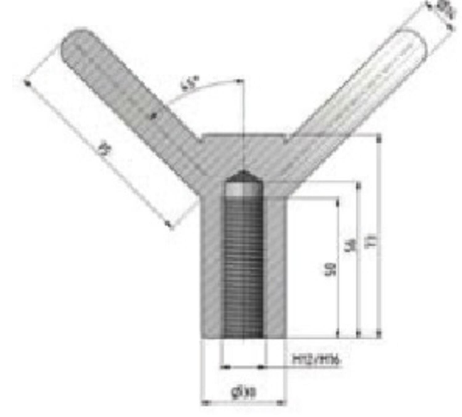 M12 /M16 Y-greb Lukket